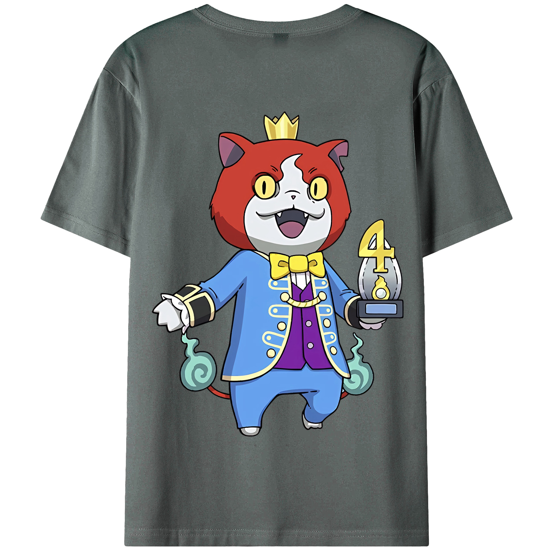 （画像用） 妖怪ウォッチ Yo-kai Watch 綿100％半袖Tシャツ（背面プリント）